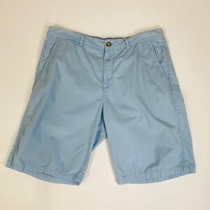 Johnnie-O Golf Shorts Embroidered Logo‎ Chino Shorts Blue Mens Size 36